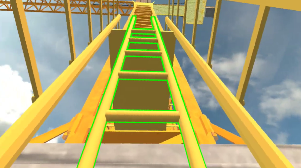 VR work at heigh safety training