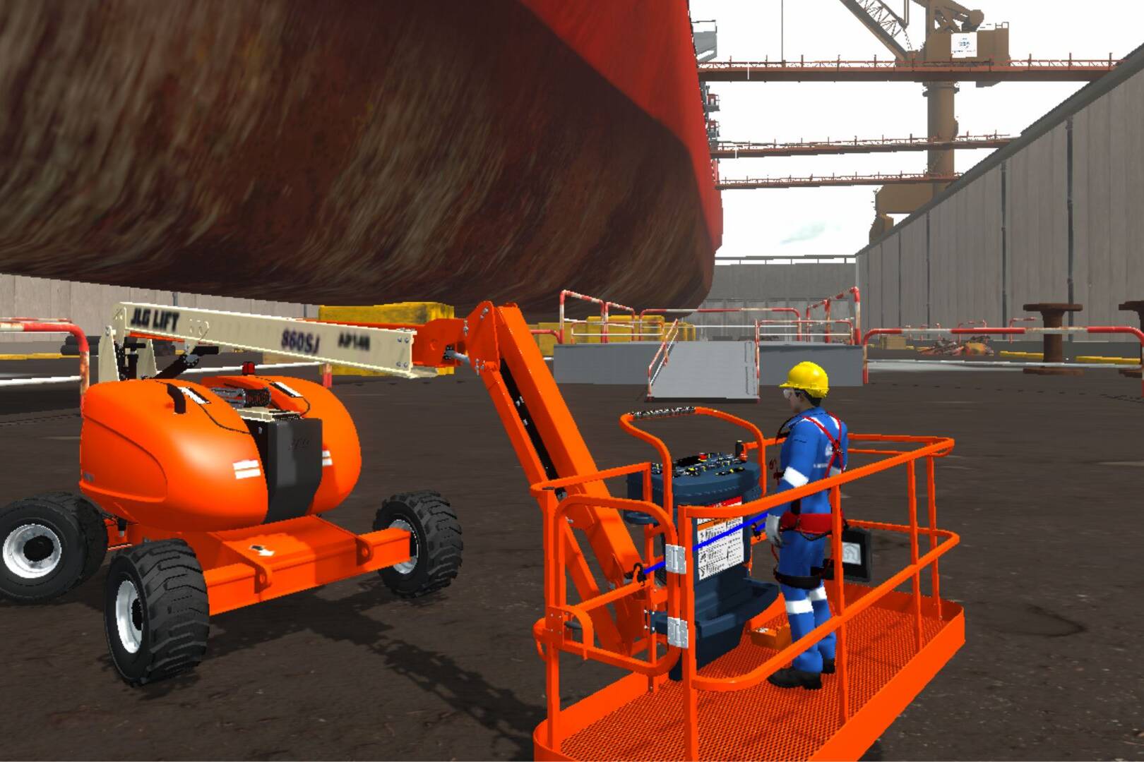 Boom Lift VR Operation Simulator