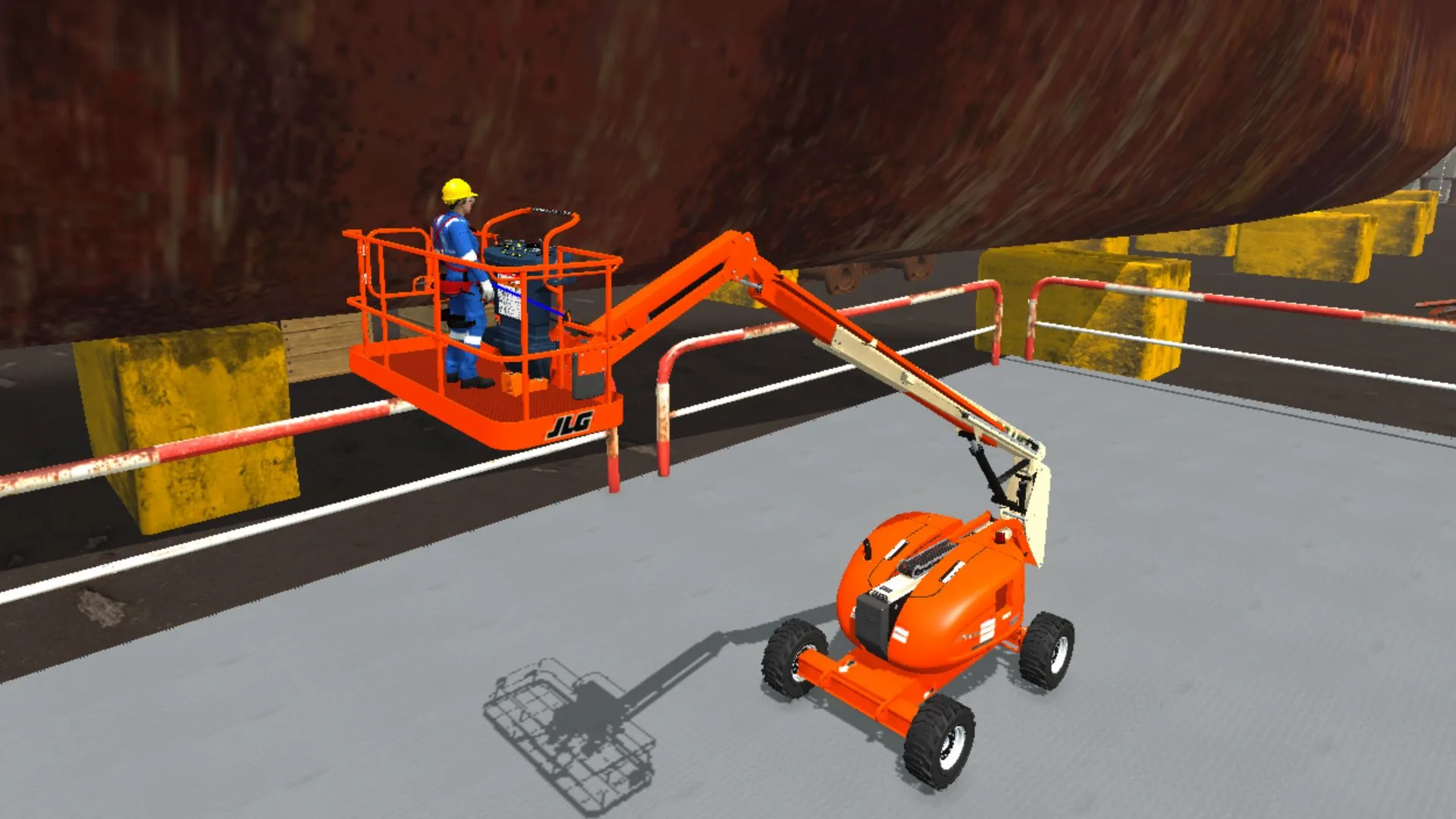 Articulated Boom Lift VR Training Simulator for Operator Safety