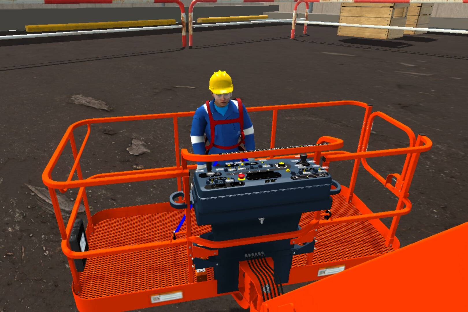 Boom Lift VR Operation Simulator