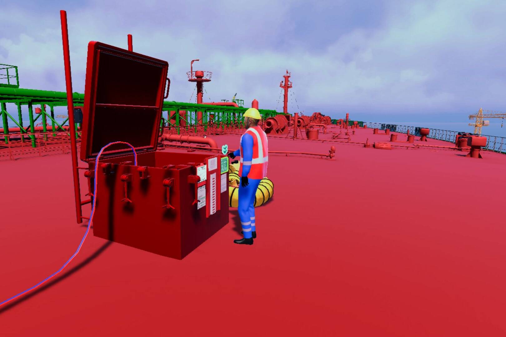 Confined Space Entry VR Safety Simulator