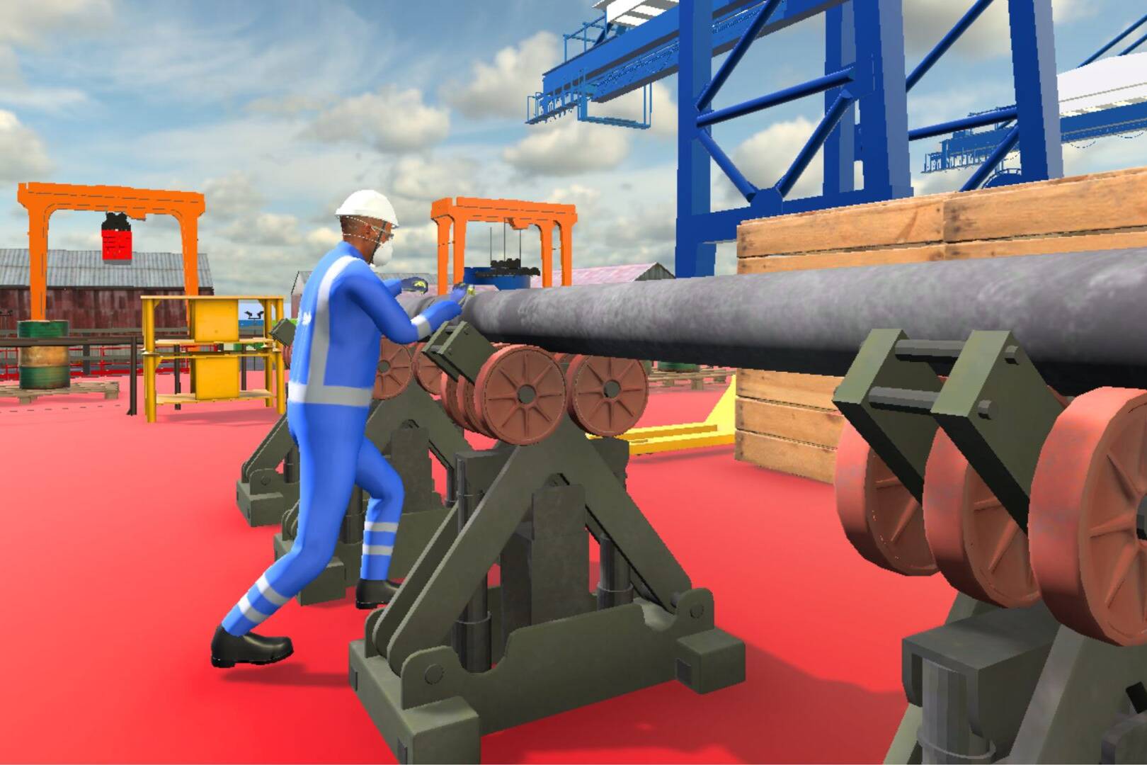 Hand Injury VR Safety Simulation Training
