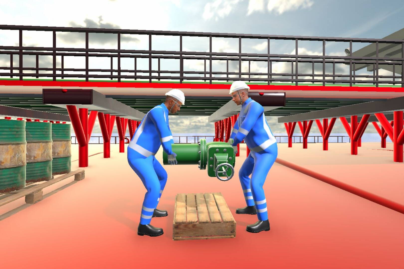 Manual Handling VR Safety Simulation Training