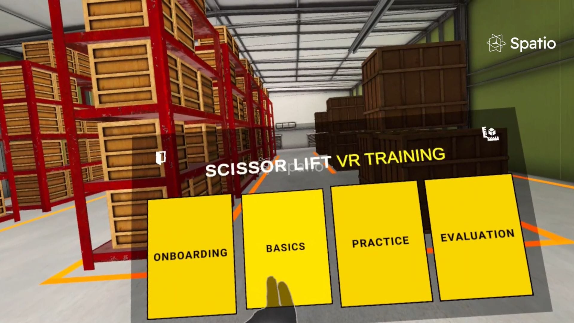 Scissor Lift VR Training