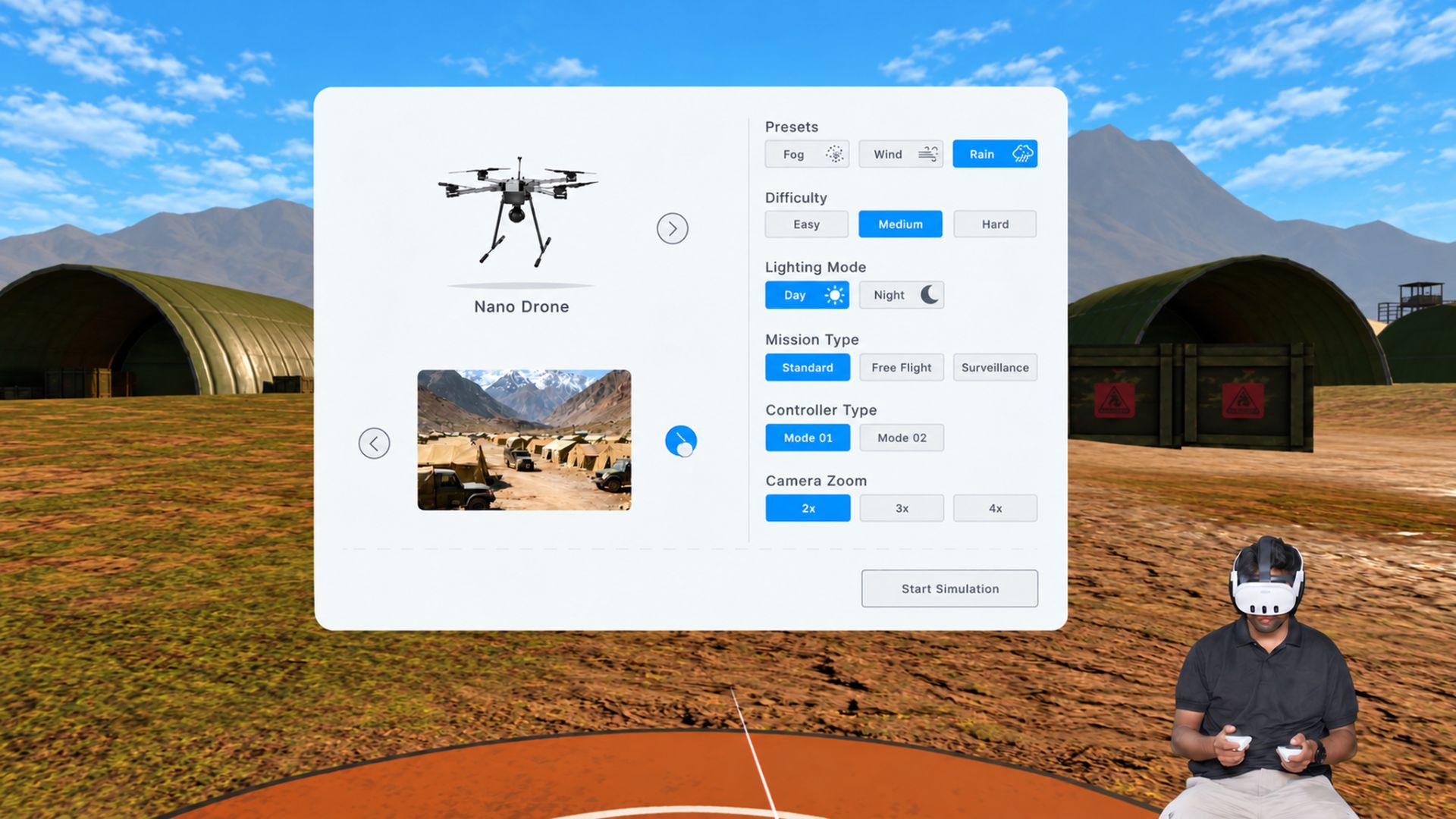 VR Drone Operator Training Simulator