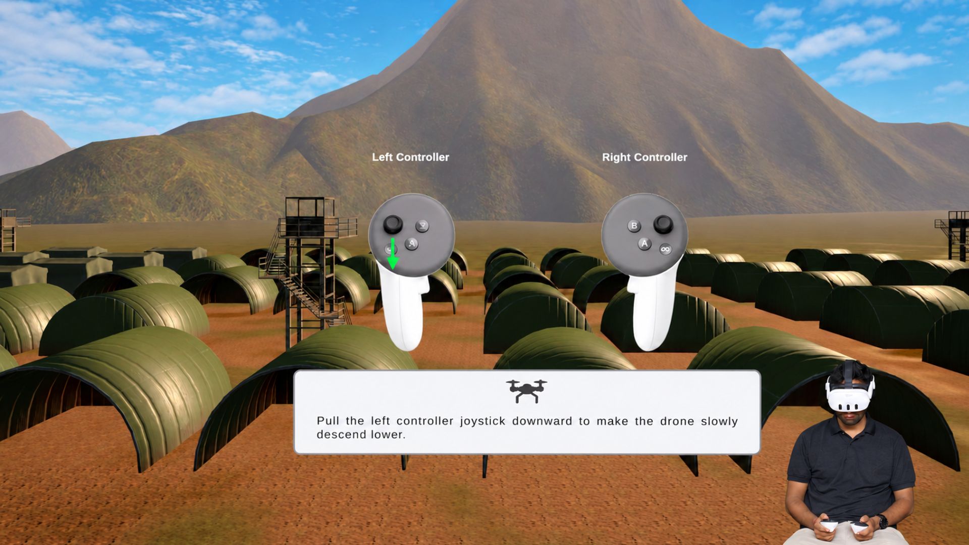 VR Drone Operator Training Simulator